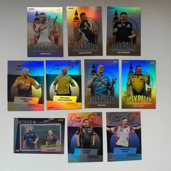 Panini PDC World Championship 2026 Insert Card Bundle – 10 Card Collection