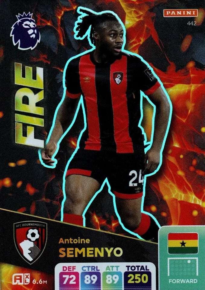 Panini Premier League Adrenalyn XL 24/25 2025 Antoine Semenyo Fire Bournemouth