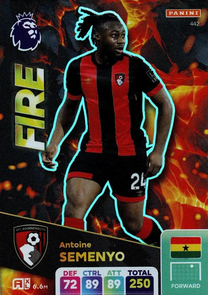 Panini Premier League Adrenalyn XL 24/25 2025 Antoine Semenyo Fire Bournemouth