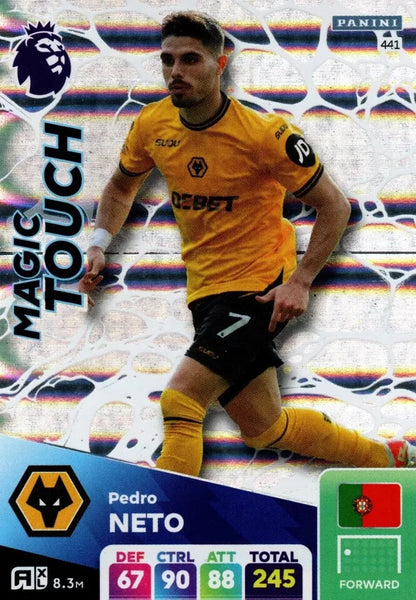 Panini Premier League Adrenalyn XL 2024/2025 Pedro Neto Magic Touch Wolves