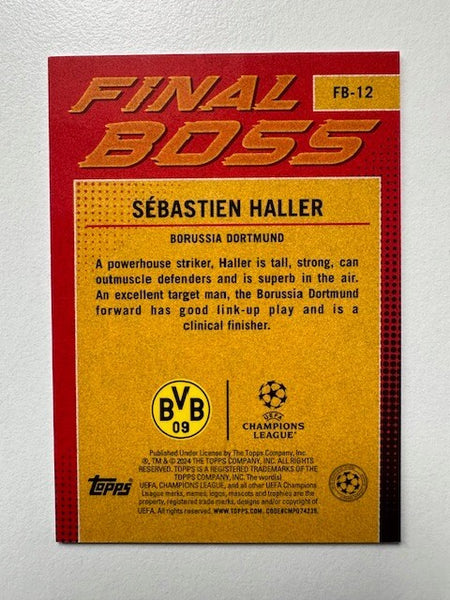 Topps Superstars 2024 23/24 Sebastian Haller Final Boss Dortmund Trading Card