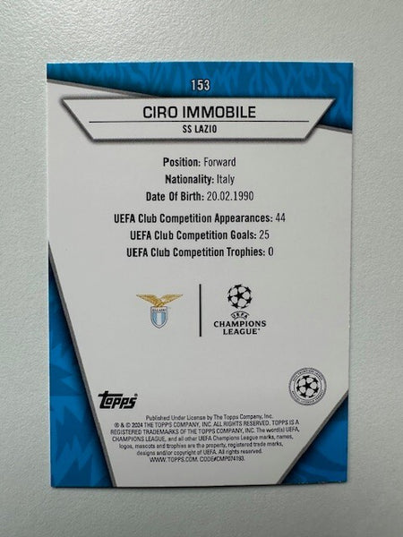 Topps Superstars 2024 23/24 Ciro Immobile Lazio Uncommon Trading Card