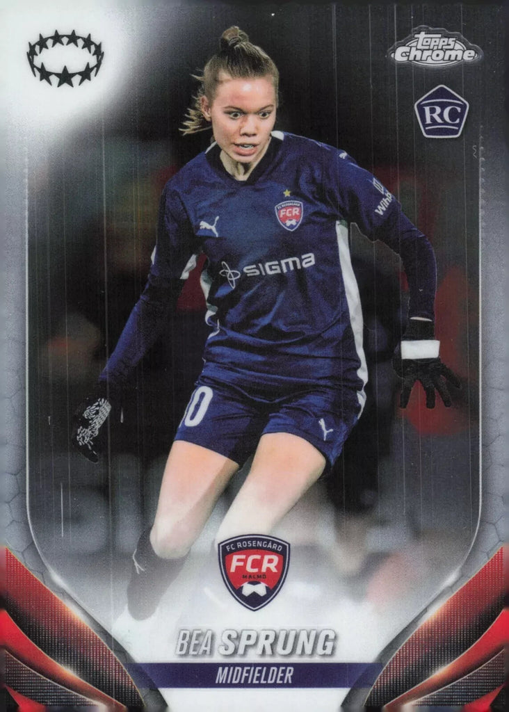 Topps Women's Chrome 2023-2024 Bea Sprung Rosengard Champions League Card #49