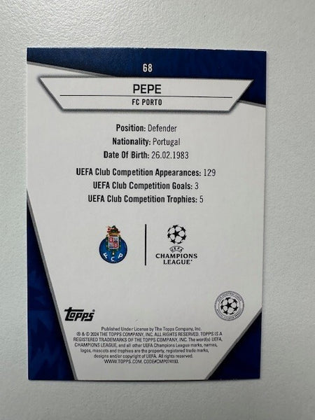 Topps Superstars 2024 23/24 Pepe FC Porto Uncommon Trading Card