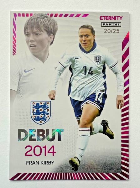 Panini Eternity 2025 Fran Kirby Debut Magenta /25 England Lionesses England Card