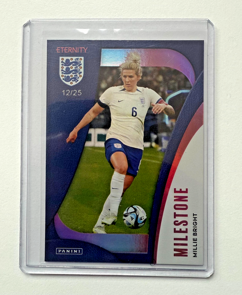 Panini Eternity 2025 Millie Bright Milestone Magenta /25 Lionesses England Card