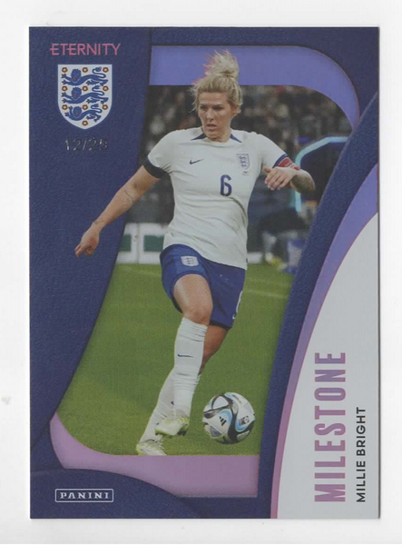 Panini Eternity 2025 Millie Bright Milestone Magenta /25 Lionesses England Card
