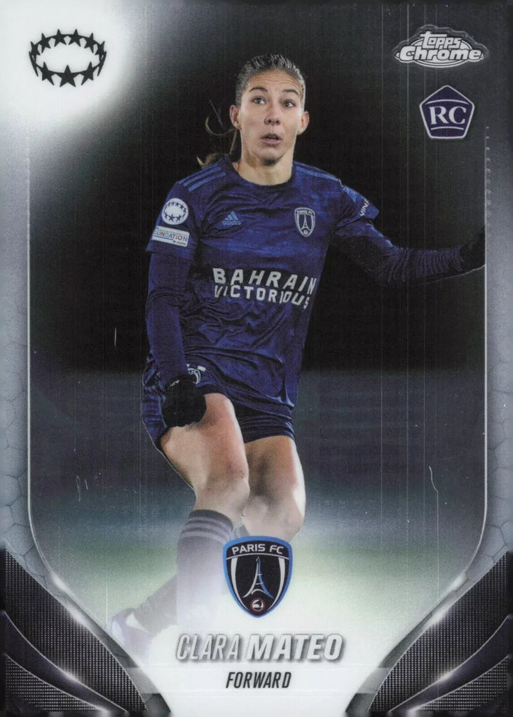 Topps Women's Chrome 2023-2024 Clara Mateo Paris FC Champions League Card #41