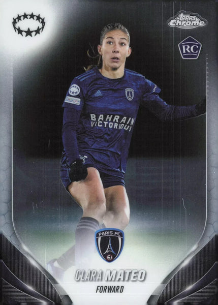 Topps Women's Chrome 2023-2024 Clara Mateo Paris FC Champions League Card #41