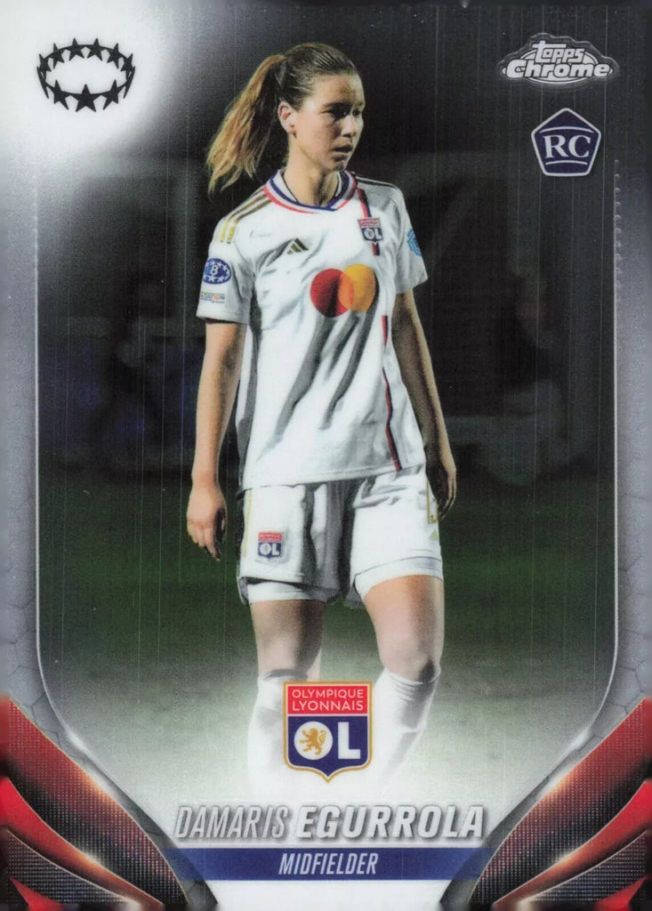 Topps Womens Chrome 2023-2024 Damaris Egurrola Lyon Champions League Card #69