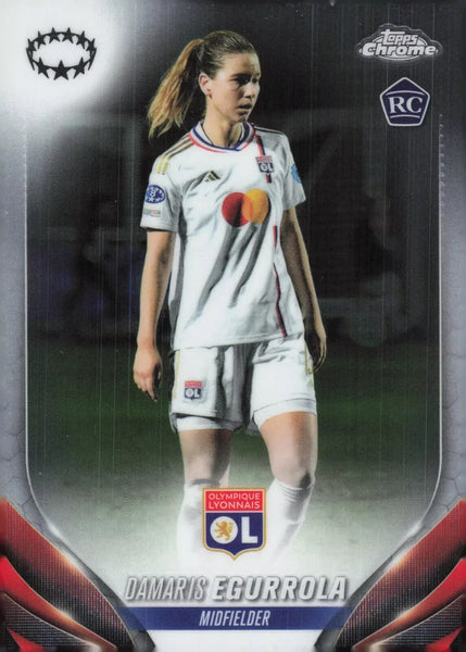 Topps Womens Chrome 2023-2024 Damaris Egurrola Lyon Champions League Card #69
