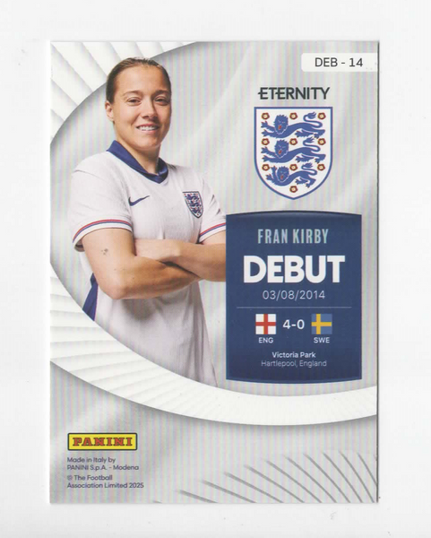 Panini Eternity 2025 Fran Kirby Debut Magenta /25 England Lionesses England Card