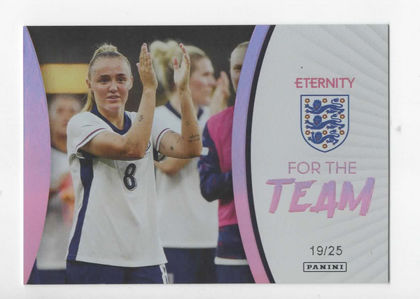 Panini Eternity 2025 Georgia Stanway For The Team Magenta /25 Lionesses Card