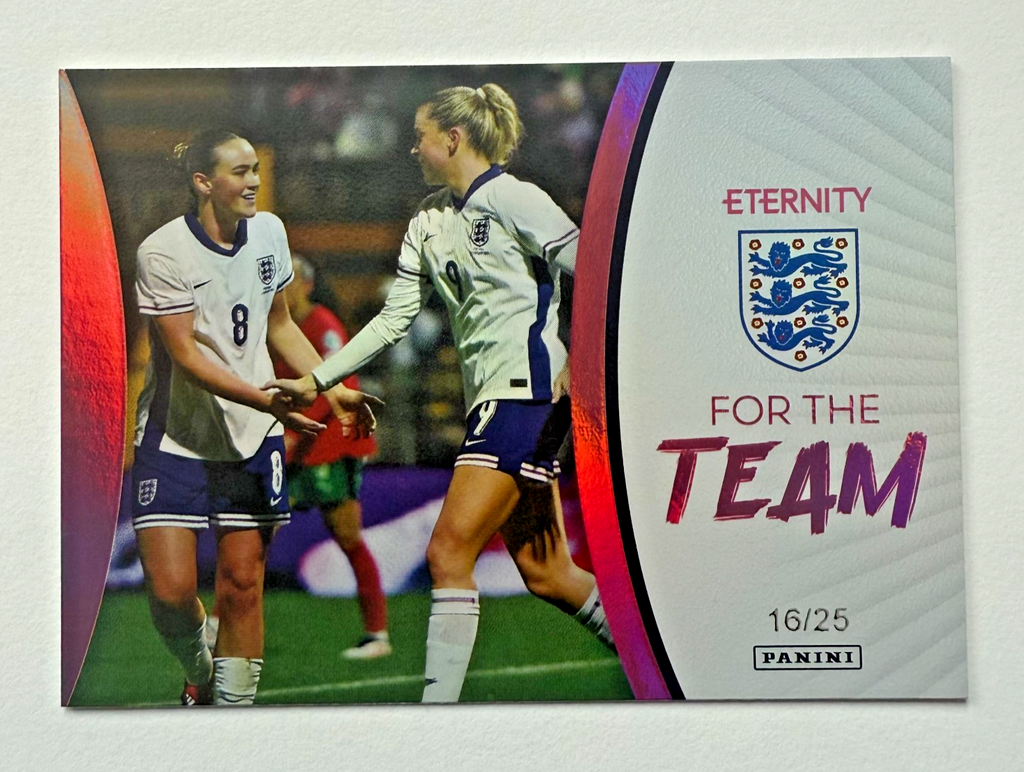 Panini Eternity 2025 Clinton Russo For The Team Magenta /25 Lionesses Card