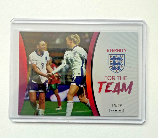 Panini Eternity 2025 Clinton Russo For The Team Magenta /25 Lionesses Card
