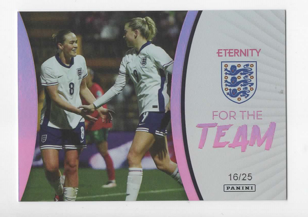 Panini Eternity 2025 Clinton Russo For The Team Magenta /25 Lionesses Card