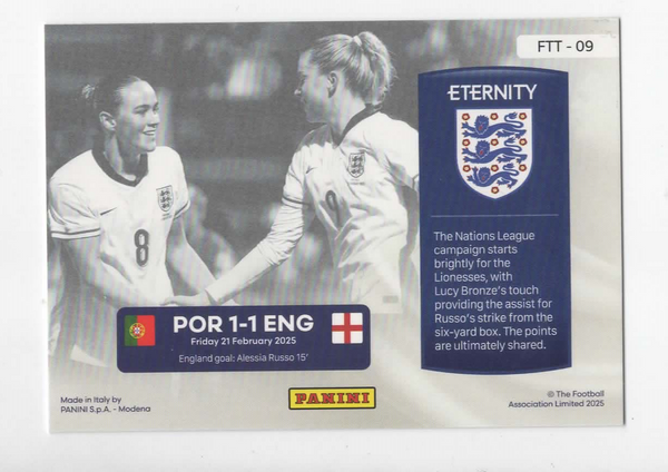 Panini Eternity 2025 Clinton Russo For The Team Magenta /25 Lionesses Card