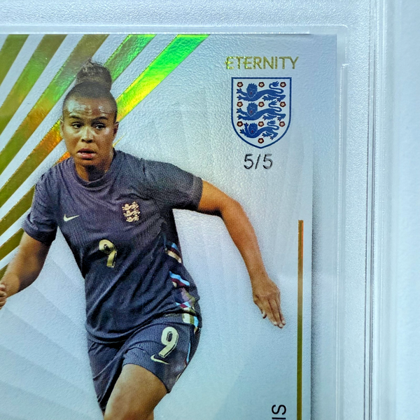 Panini Eternity Lionesses 2025 Nikita Parris England Bookend Gold 5/5 MGC 10