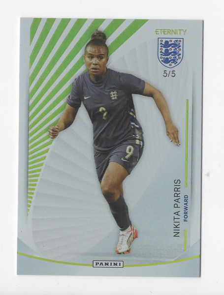 Panini Eternity Lionesses 2025 Nikita Parris England Bookend Gold 5/5 MGC 10