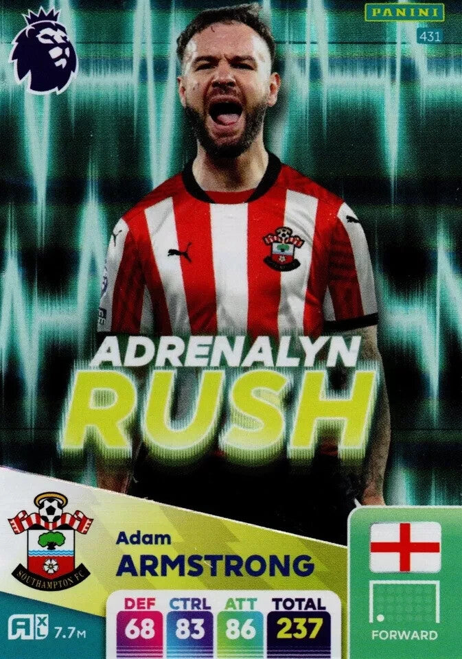Panini Premier League Adrenalyn XL 2024/2025 Adam Armstrong Adrenalyn Rush