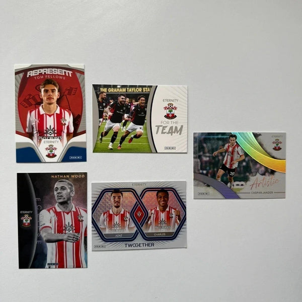 5x Southampton Panini EFL Eternity 2026 Card Bundle Set