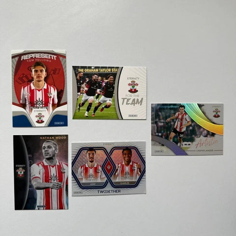 5x Southampton Panini EFL Eternity 2026 Card Bundle Set