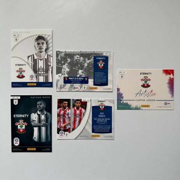 5x Southampton Panini EFL Eternity 2026 Card Bundle Set
