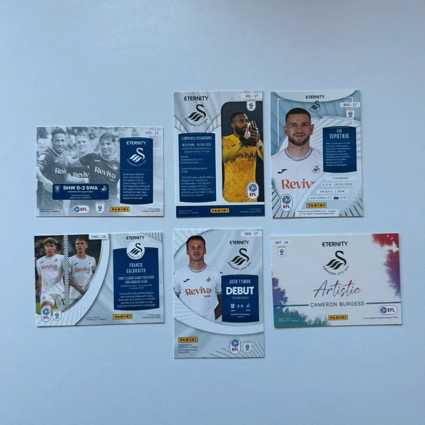 Panini EFL Eternity 2026 Swansea City 6-Card Bundle Set