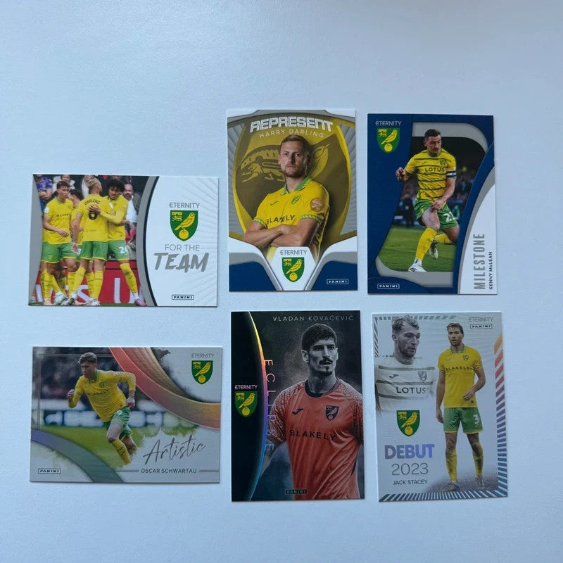 Panini EFL Eternity 2026 Norwich City 6-Card Bundle Set