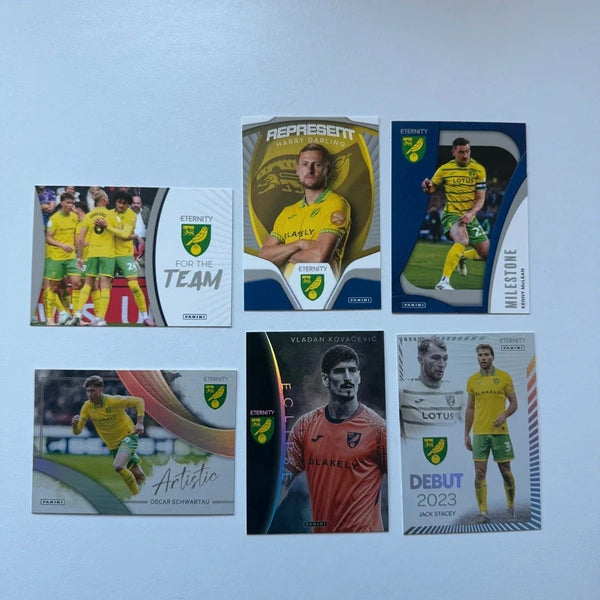 Panini EFL Eternity 2026 Norwich City 6-Card Bundle Set