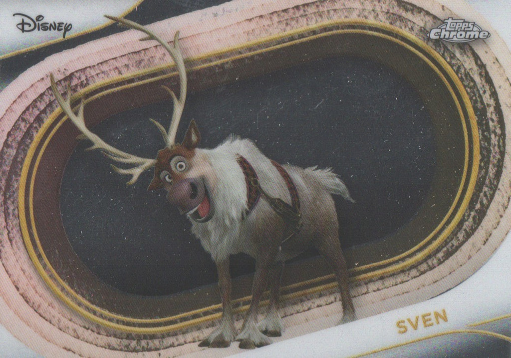 Topps Disney Chrome 2025 Sven Frozen Base Card #112