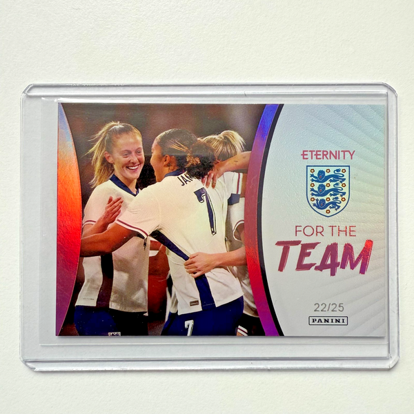 Panini Eternity Lionesses 2025 Walsh James England For The Team Magenta Card /25