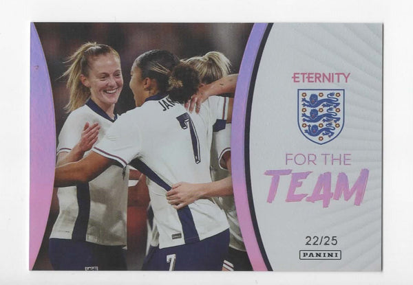 Panini Eternity Lionesses 2025 Walsh James England For The Team Magenta Card /25
