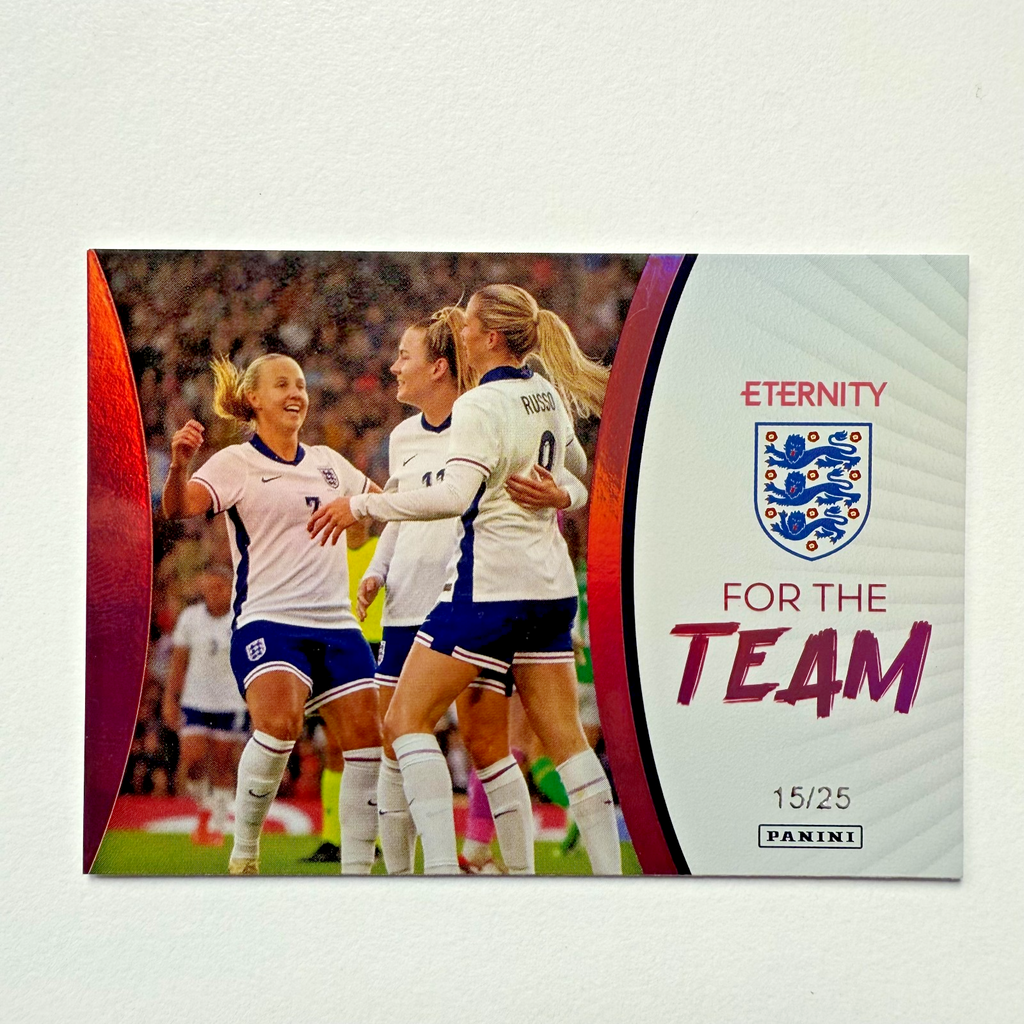 Panini Eternity Lionesses 2025 Russo Hemp Mead England For The Team Magenta /25