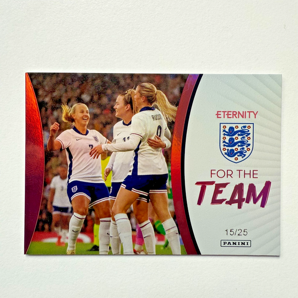 Panini Eternity Lionesses 2025 Russo Hemp Mead England For The Team Magenta /25