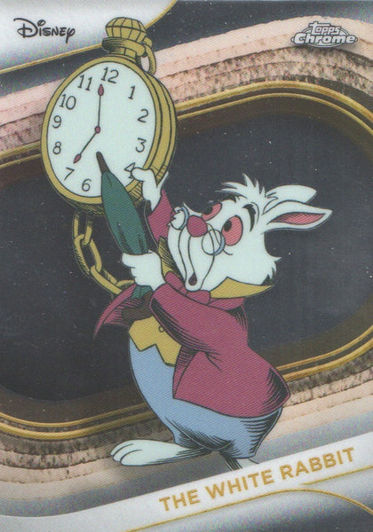 Topps Disney Chrome 2025 The White Rabbit Base Card #180