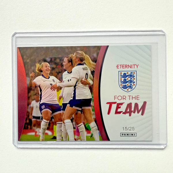 Panini Eternity Lionesses 2025 Russo Hemp Mead England For The Team Magenta /25