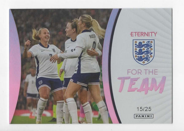Panini Eternity Lionesses 2025 Russo Hemp Mead England For The Team Magenta /25