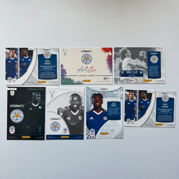 Panini EFL Eternity 2026 Leicester City 7-Card Bundle Set