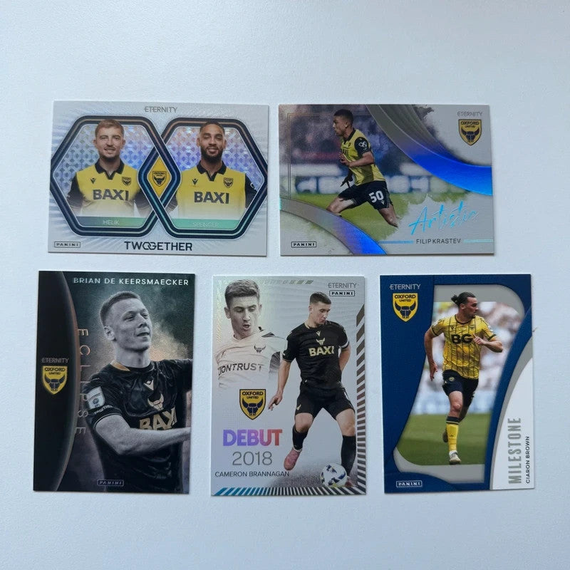 Panini EFL Eternity 2026 Oxford United 5-Card Bundle Set