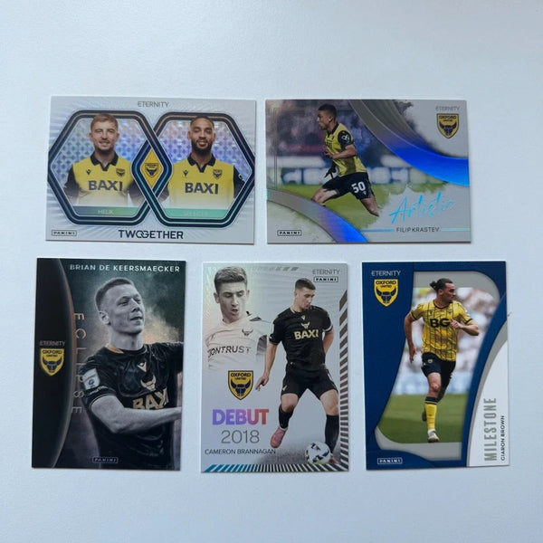 Panini EFL Eternity 2026 Oxford United 5-Card Bundle Set