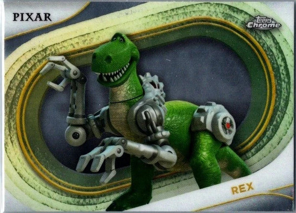 Topps Disney Chrome 2025 Rex Toys Story Base Card #92