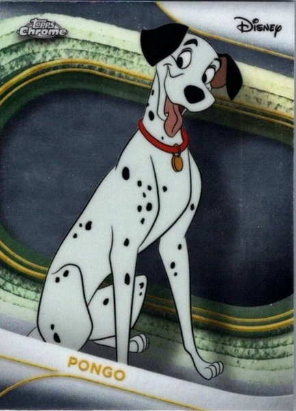 Topps Disney Chrome 2025 Pongo 101 Dalmatians Base Refractor Card #101