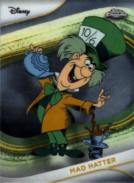 Topps Disney Chrome 2025 Mad Hatter Alice in Wonderland Base Card #177