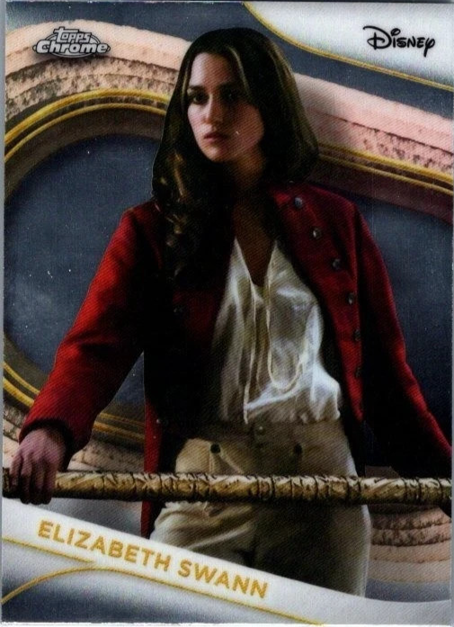 Topps Disney Chrome 2025 Elizabeth Swann Pirates of the Caribbean Base Card #4