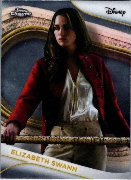 Topps Disney Chrome 2025 Elizabeth Swann Pirates of the Caribbean Base Card #4