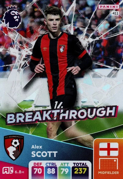 Panini Premier League Adrenalyn XL 24/2025 Alex Scott Breakthrough Bournemouth