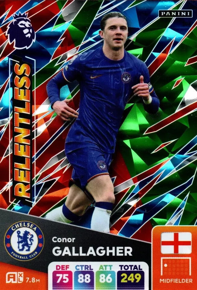 Panini Premier League Adrenalyn XL 2024/2025 Conor Gallagher Relentless Chelsea