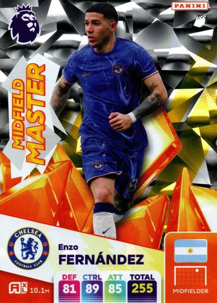 Panini Premier League Adrenalyn XL 24/25 Enzo Fernandes Midfield Master Chelsea