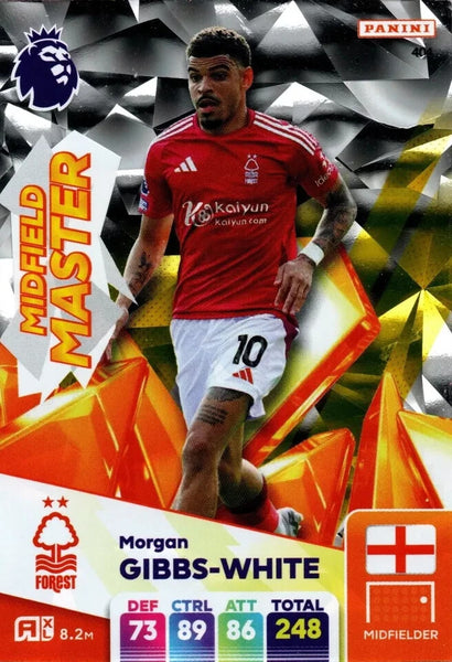 Panini Premier League Adrenalyn XL 2024/2025 Morgan Gibbs-White Midfield Master